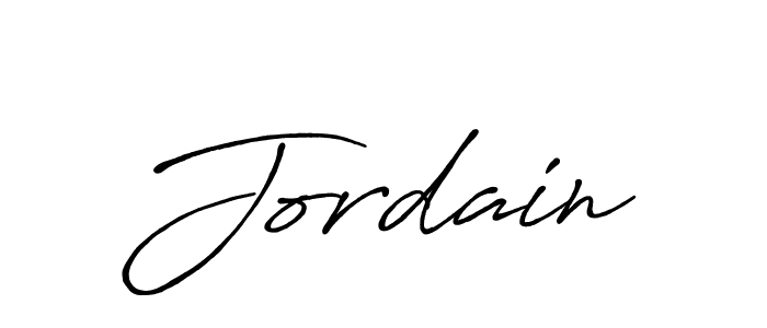 Jordain stylish signature style. Best Handwritten Sign (Antro_Vectra_Bolder) for my name. Handwritten Signature Collection Ideas for my name Jordain. Jordain signature style 7 images and pictures png