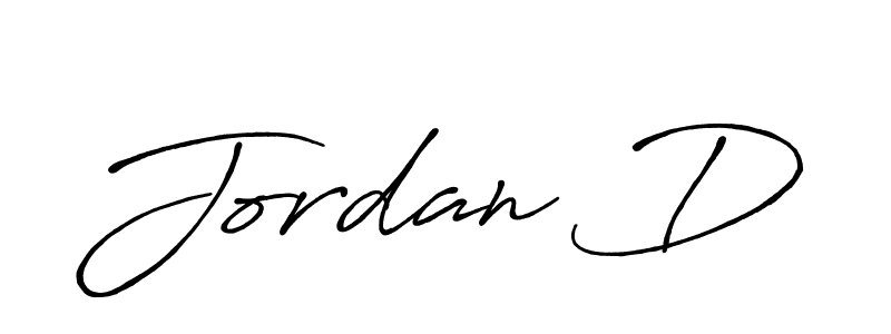 How to make Jordan D signature? Antro_Vectra_Bolder is a professional autograph style. Create handwritten signature for Jordan D name. Jordan D signature style 7 images and pictures png