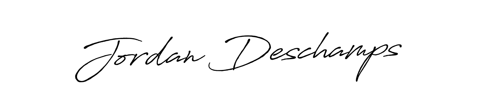 How to make Jordan Deschamps signature? Antro_Vectra_Bolder is a professional autograph style. Create handwritten signature for Jordan Deschamps name. Jordan Deschamps signature style 7 images and pictures png