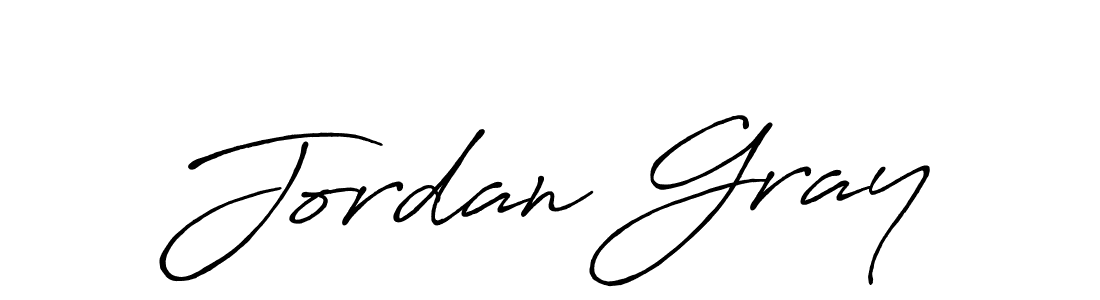 Make a beautiful signature design for name Jordan Gray. With this signature (Antro_Vectra_Bolder) style, you can create a handwritten signature for free. Jordan Gray signature style 7 images and pictures png