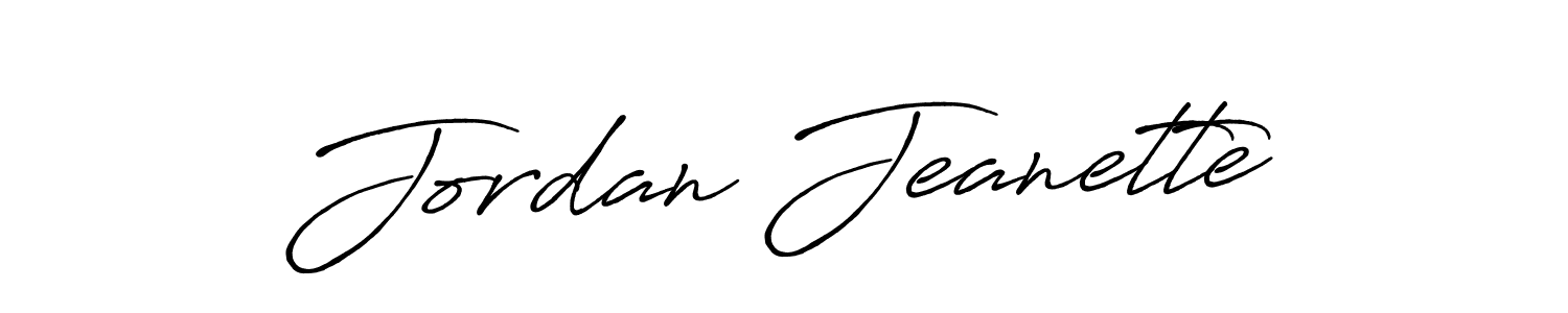 It looks lik you need a new signature style for name Jordan Jeanette. Design unique handwritten (Antro_Vectra_Bolder) signature with our free signature maker in just a few clicks. Jordan Jeanette signature style 7 images and pictures png