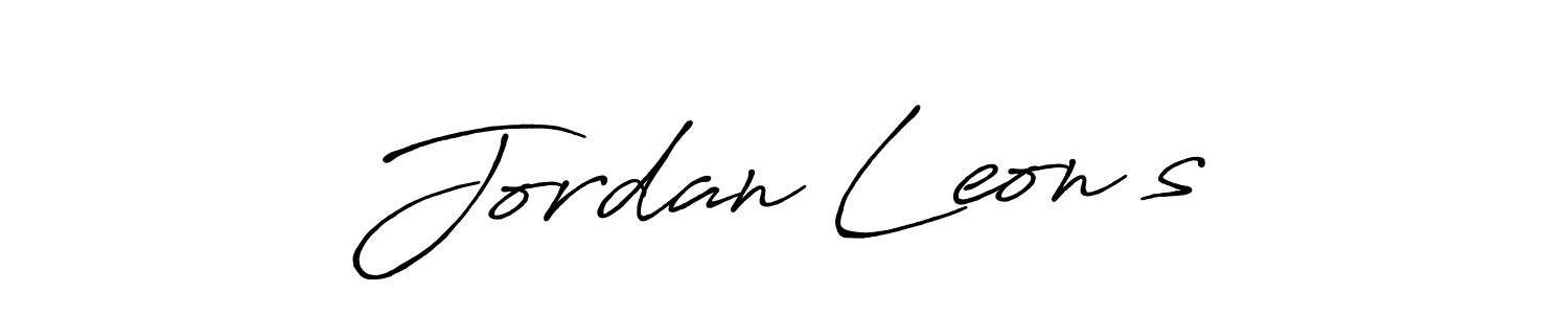 Make a beautiful signature design for name Jordan Leon’s. Use this online signature maker to create a handwritten signature for free. Jordan Leon’s signature style 7 images and pictures png