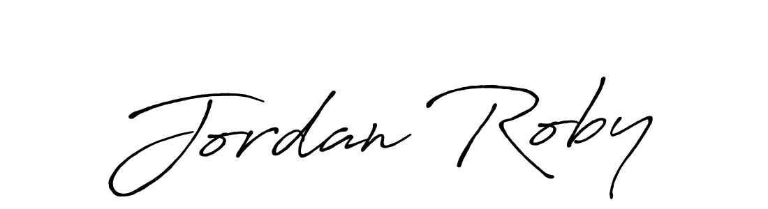 Also we have Jordan Roby name is the best signature style. Create professional handwritten signature collection using Antro_Vectra_Bolder autograph style. Jordan Roby signature style 7 images and pictures png