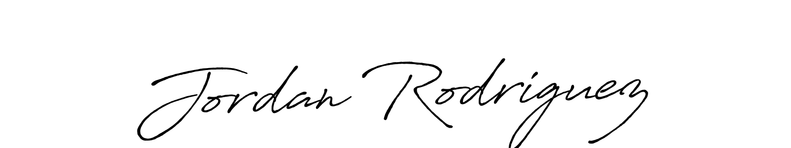 Create a beautiful signature design for name Jordan Rodriguez. With this signature (Antro_Vectra_Bolder) fonts, you can make a handwritten signature for free. Jordan Rodriguez signature style 7 images and pictures png