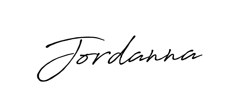 Create a beautiful signature design for name Jordanna. With this signature (Antro_Vectra_Bolder) fonts, you can make a handwritten signature for free. Jordanna signature style 7 images and pictures png