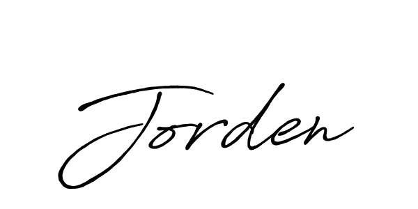 Jorden stylish signature style. Best Handwritten Sign (Antro_Vectra_Bolder) for my name. Handwritten Signature Collection Ideas for my name Jorden. Jorden signature style 7 images and pictures png