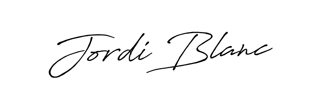 Create a beautiful signature design for name Jordi Blanc. With this signature (Antro_Vectra_Bolder) fonts, you can make a handwritten signature for free. Jordi Blanc signature style 7 images and pictures png