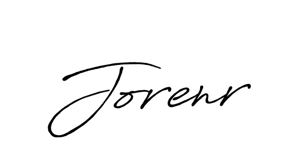 Design your own signature with our free online signature maker. With this signature software, you can create a handwritten (Antro_Vectra_Bolder) signature for name Jorenr. Jorenr signature style 7 images and pictures png