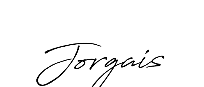 Design your own signature with our free online signature maker. With this signature software, you can create a handwritten (Antro_Vectra_Bolder) signature for name Jorgais. Jorgais signature style 7 images and pictures png