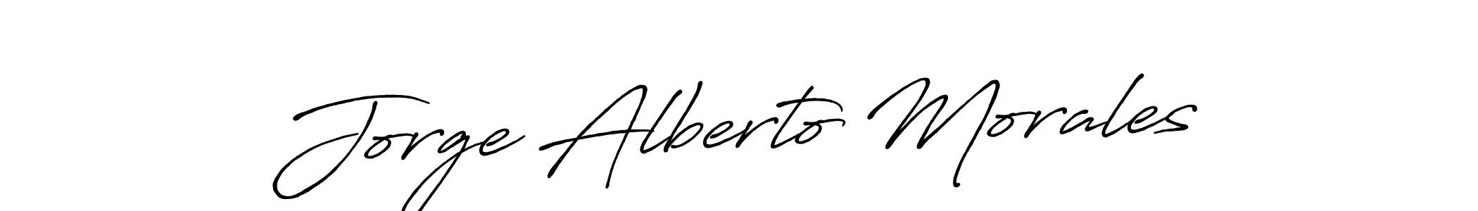 You should practise on your own different ways (Antro_Vectra_Bolder) to write your name (Jorge Alberto Morales) in signature. don't let someone else do it for you. Jorge Alberto Morales signature style 7 images and pictures png