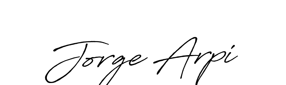 You can use this online signature creator to create a handwritten signature for the name Jorge Arpi. This is the best online autograph maker. Jorge Arpi signature style 7 images and pictures png