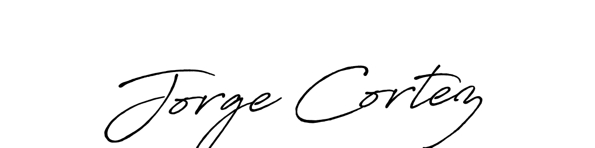 Similarly Antro_Vectra_Bolder is the best handwritten signature design. Signature creator online .You can use it as an online autograph creator for name Jorge Cortez. Jorge Cortez signature style 7 images and pictures png