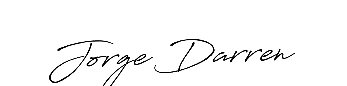 It looks lik you need a new signature style for name Jorge Darren. Design unique handwritten (Antro_Vectra_Bolder) signature with our free signature maker in just a few clicks. Jorge Darren signature style 7 images and pictures png