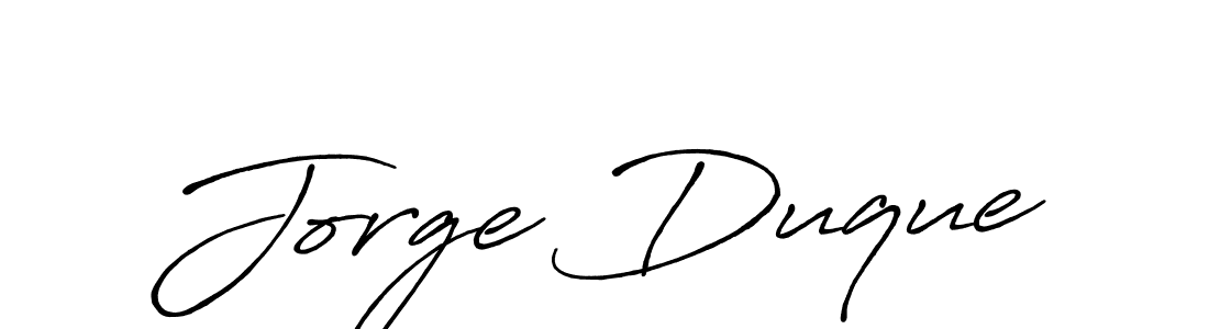 if you are searching for the best signature style for your name Jorge Duque. so please give up your signature search. here we have designed multiple signature styles  using Antro_Vectra_Bolder. Jorge Duque signature style 7 images and pictures png