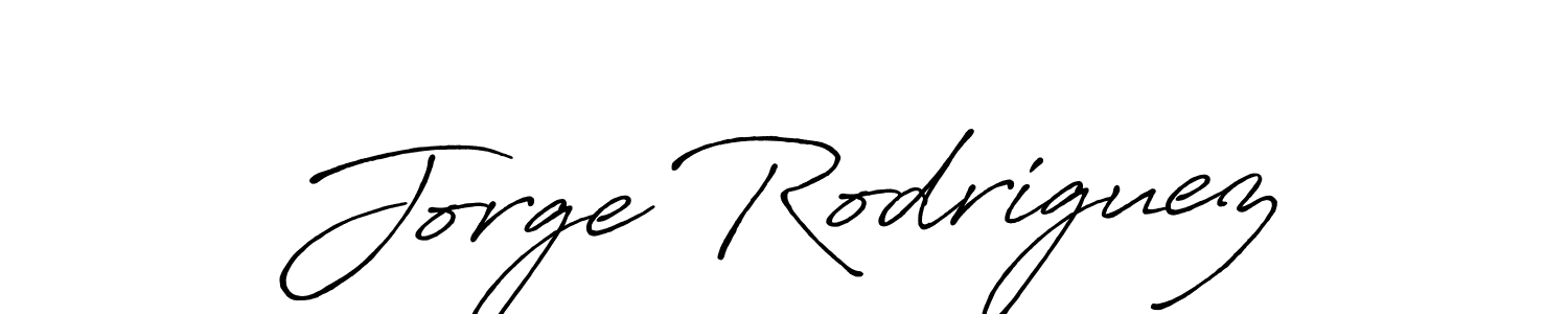 Jorge Rodriguez stylish signature style. Best Handwritten Sign (Antro_Vectra_Bolder) for my name. Handwritten Signature Collection Ideas for my name Jorge Rodriguez. Jorge Rodriguez signature style 7 images and pictures png