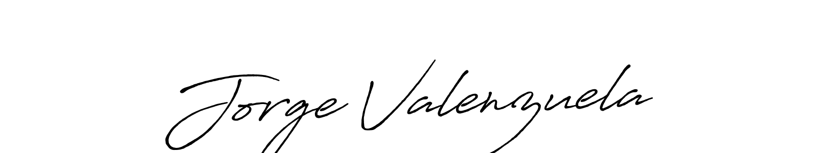 How to make Jorge Valenzuela name signature. Use Antro_Vectra_Bolder style for creating short signs online. This is the latest handwritten sign. Jorge Valenzuela signature style 7 images and pictures png
