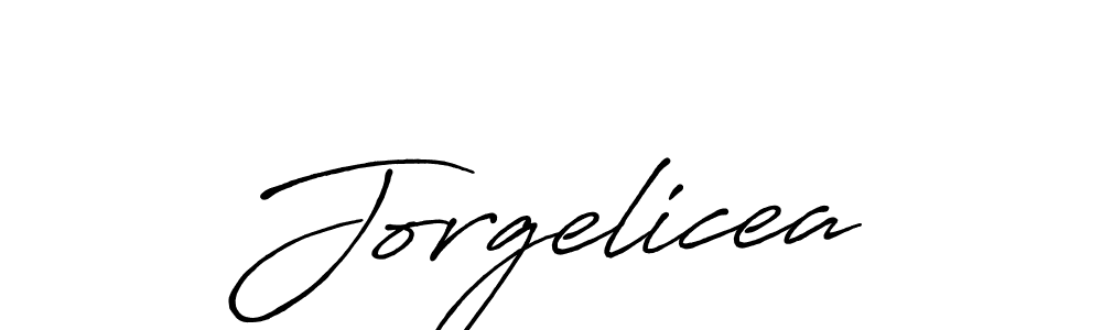 Design your own signature with our free online signature maker. With this signature software, you can create a handwritten (Antro_Vectra_Bolder) signature for name Jorgelicea. Jorgelicea signature style 7 images and pictures png