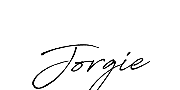 You should practise on your own different ways (Antro_Vectra_Bolder) to write your name (Jorgie) in signature. don't let someone else do it for you. Jorgie signature style 7 images and pictures png