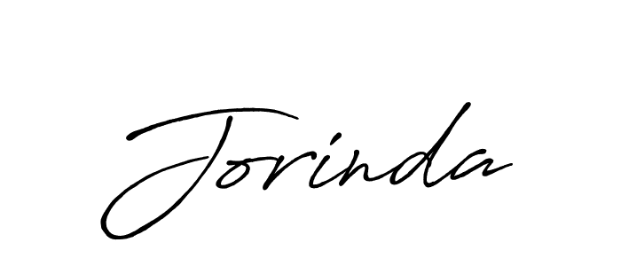 Make a beautiful signature design for name Jorinda. With this signature (Antro_Vectra_Bolder) style, you can create a handwritten signature for free. Jorinda signature style 7 images and pictures png