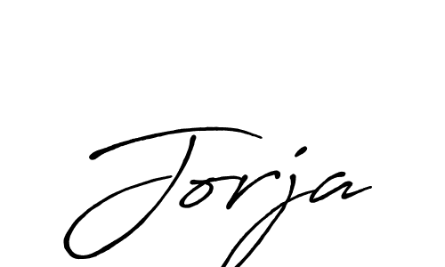 Create a beautiful signature design for name Jorja. With this signature (Antro_Vectra_Bolder) fonts, you can make a handwritten signature for free. Jorja signature style 7 images and pictures png