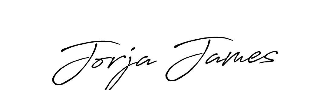 Use a signature maker to create a handwritten signature online. With this signature software, you can design (Antro_Vectra_Bolder) your own signature for name Jorja James. Jorja James signature style 7 images and pictures png