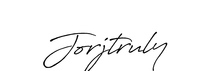 The best way (Antro_Vectra_Bolder) to make a short signature is to pick only two or three words in your name. The name Jorjtruly include a total of six letters. For converting this name. Jorjtruly signature style 7 images and pictures png