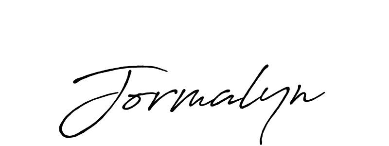 Use a signature maker to create a handwritten signature online. With this signature software, you can design (Antro_Vectra_Bolder) your own signature for name Jormalyn. Jormalyn signature style 7 images and pictures png