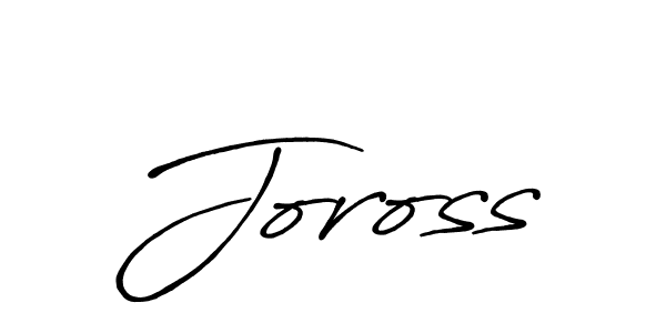 Design your own signature with our free online signature maker. With this signature software, you can create a handwritten (Antro_Vectra_Bolder) signature for name Joross. Joross signature style 7 images and pictures png