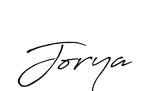 Jorya stylish signature style. Best Handwritten Sign (Antro_Vectra_Bolder) for my name. Handwritten Signature Collection Ideas for my name Jorya. Jorya signature style 7 images and pictures png