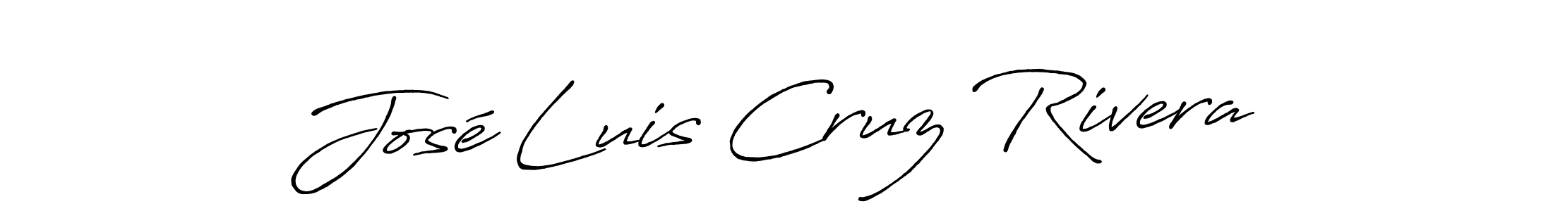 How to make José Luis Cruz Rivera name signature. Use Antro_Vectra_Bolder style for creating short signs online. This is the latest handwritten sign. José Luis Cruz Rivera signature style 7 images and pictures png