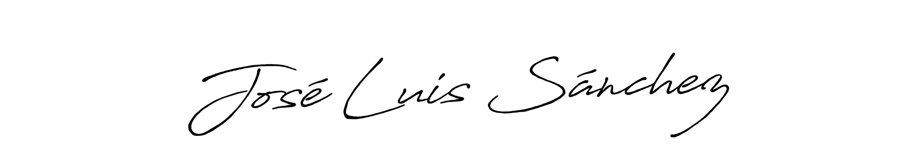 The best way (Antro_Vectra_Bolder) to make a short signature is to pick only two or three words in your name. The name José Luis Sánchez include a total of six letters. For converting this name. José Luis Sánchez signature style 7 images and pictures png