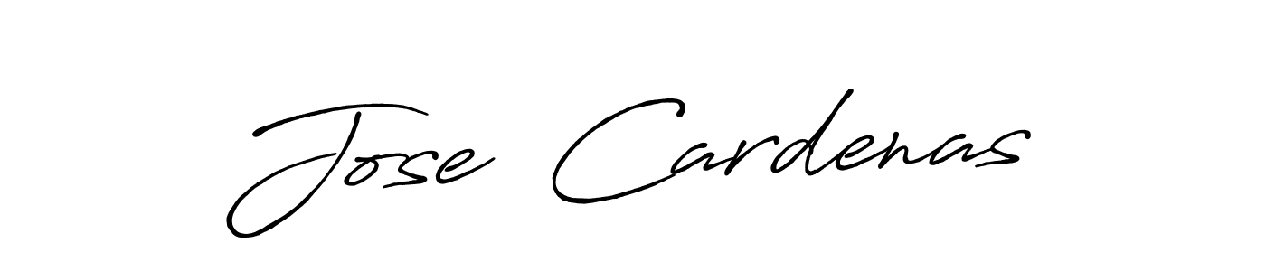 How to make Jose  Cardenas name signature. Use Antro_Vectra_Bolder style for creating short signs online. This is the latest handwritten sign. Jose  Cardenas signature style 7 images and pictures png