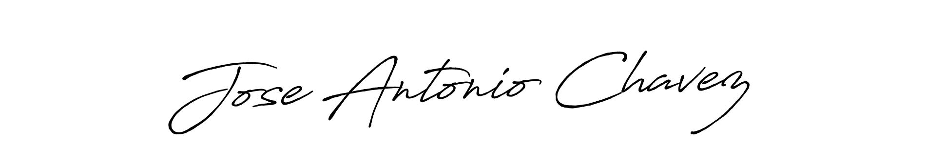 Design your own signature with our free online signature maker. With this signature software, you can create a handwritten (Antro_Vectra_Bolder) signature for name Jose Antonio Chavez. Jose Antonio Chavez signature style 7 images and pictures png