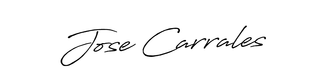 You can use this online signature creator to create a handwritten signature for the name Jose Carrales. This is the best online autograph maker. Jose Carrales signature style 7 images and pictures png