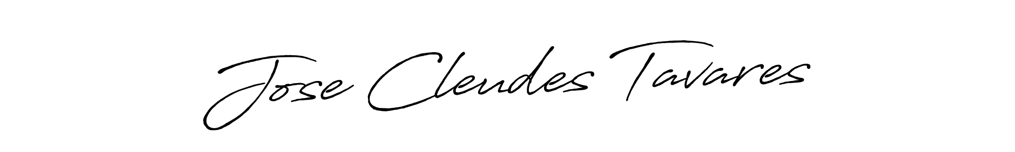 How to make Jose Cleudes Tavares name signature. Use Antro_Vectra_Bolder style for creating short signs online. This is the latest handwritten sign. Jose Cleudes Tavares signature style 7 images and pictures png