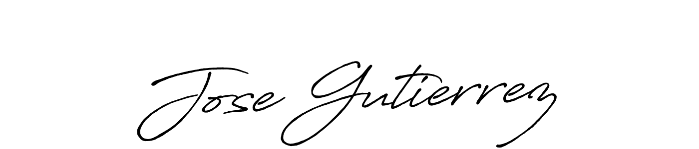 It looks lik you need a new signature style for name Jose Gutierrez. Design unique handwritten (Antro_Vectra_Bolder) signature with our free signature maker in just a few clicks. Jose Gutierrez signature style 7 images and pictures png