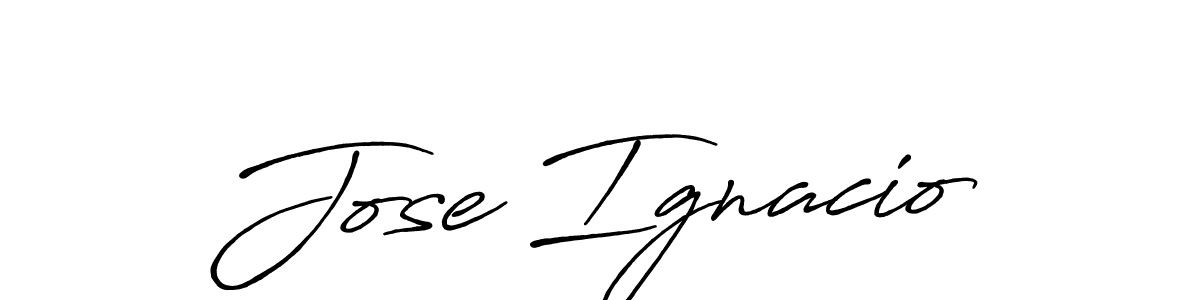 It looks lik you need a new signature style for name Jose Ignacio. Design unique handwritten (Antro_Vectra_Bolder) signature with our free signature maker in just a few clicks. Jose Ignacio signature style 7 images and pictures png