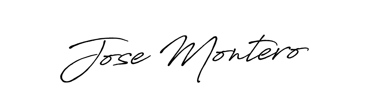 Use a signature maker to create a handwritten signature online. With this signature software, you can design (Antro_Vectra_Bolder) your own signature for name Jose Montero. Jose Montero signature style 7 images and pictures png