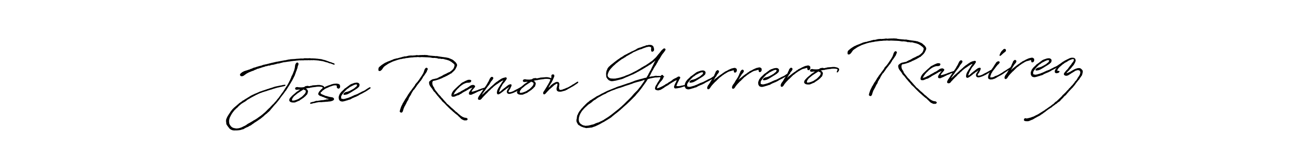 The best way (Antro_Vectra_Bolder) to make a short signature is to pick only two or three words in your name. The name Jose Ramon Guerrero Ramirez include a total of six letters. For converting this name. Jose Ramon Guerrero Ramirez signature style 7 images and pictures png