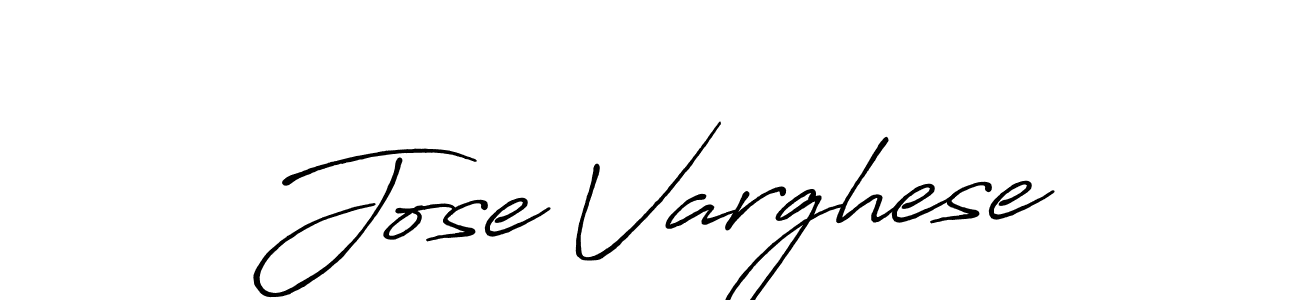 How to make Jose Varghese signature? Antro_Vectra_Bolder is a professional autograph style. Create handwritten signature for Jose Varghese name. Jose Varghese signature style 7 images and pictures png