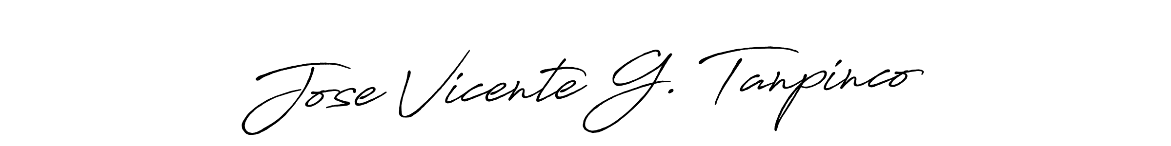 It looks lik you need a new signature style for name Jose Vicente G. Tanpinco. Design unique handwritten (Antro_Vectra_Bolder) signature with our free signature maker in just a few clicks. Jose Vicente G. Tanpinco signature style 7 images and pictures png