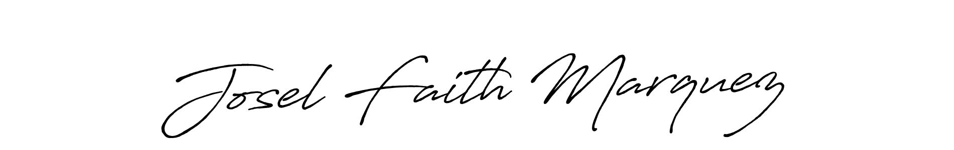 Also we have Josel Faith Marquez name is the best signature style. Create professional handwritten signature collection using Antro_Vectra_Bolder autograph style. Josel Faith Marquez signature style 7 images and pictures png