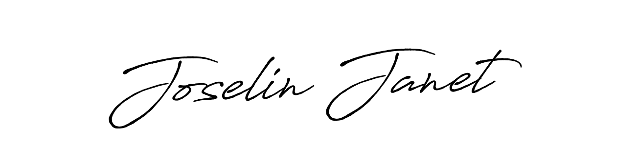 It looks lik you need a new signature style for name Joselin Janet. Design unique handwritten (Antro_Vectra_Bolder) signature with our free signature maker in just a few clicks. Joselin Janet signature style 7 images and pictures png