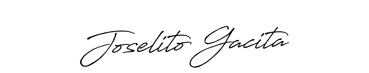 Also we have Joselito Gacita name is the best signature style. Create professional handwritten signature collection using Antro_Vectra_Bolder autograph style. Joselito Gacita signature style 7 images and pictures png