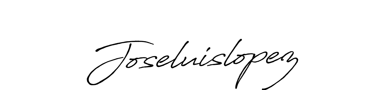 It looks lik you need a new signature style for name Joseluislopez. Design unique handwritten (Antro_Vectra_Bolder) signature with our free signature maker in just a few clicks. Joseluislopez signature style 7 images and pictures png