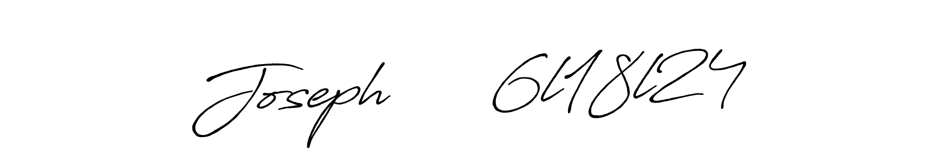 Also You can easily find your signature by using the search form. We will create Joseph      6l18l24 name handwritten signature images for you free of cost using Antro_Vectra_Bolder sign style. Joseph      6l18l24 signature style 7 images and pictures png