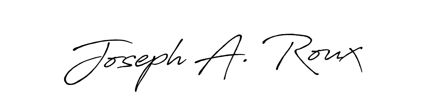 How to make Joseph A. Roux signature? Antro_Vectra_Bolder is a professional autograph style. Create handwritten signature for Joseph A. Roux name. Joseph A. Roux signature style 7 images and pictures png