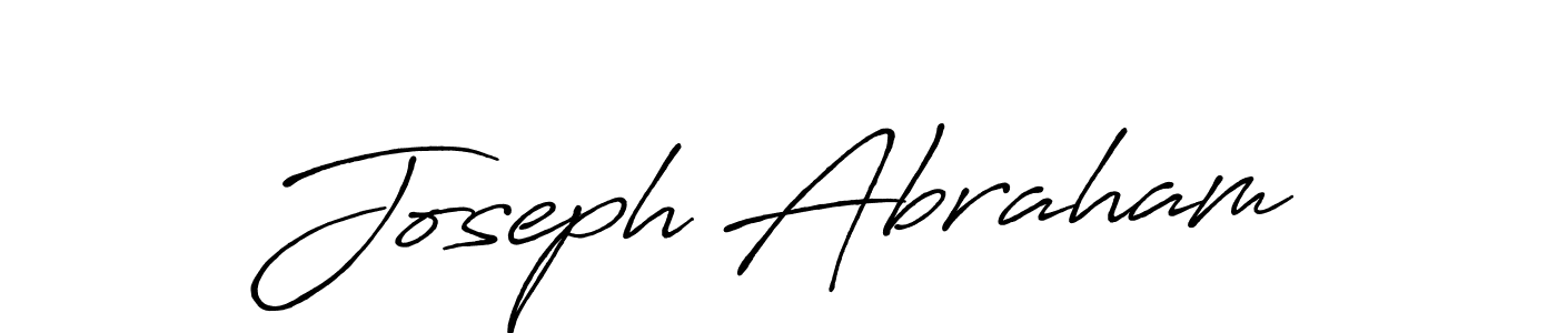 Make a beautiful signature design for name Joseph Abraham. With this signature (Antro_Vectra_Bolder) style, you can create a handwritten signature for free. Joseph Abraham signature style 7 images and pictures png