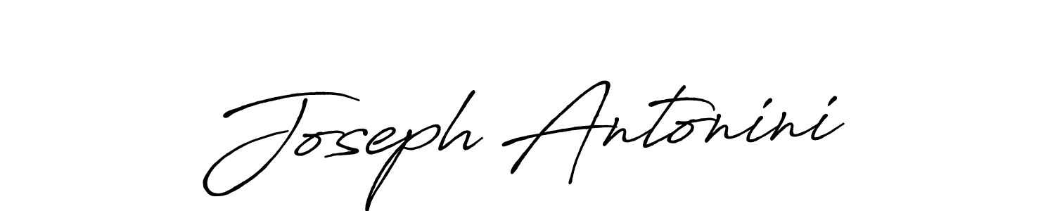 Create a beautiful signature design for name Joseph Antonini. With this signature (Antro_Vectra_Bolder) fonts, you can make a handwritten signature for free. Joseph Antonini signature style 7 images and pictures png