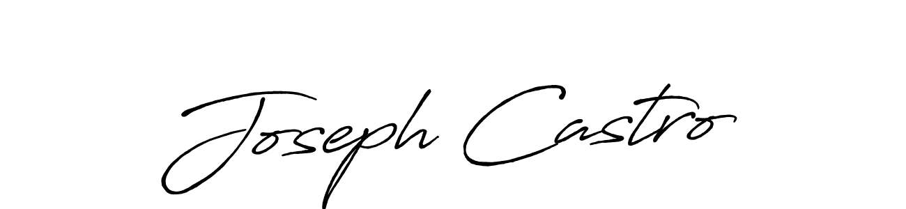 Make a beautiful signature design for name Joseph Castro. With this signature (Antro_Vectra_Bolder) style, you can create a handwritten signature for free. Joseph Castro signature style 7 images and pictures png